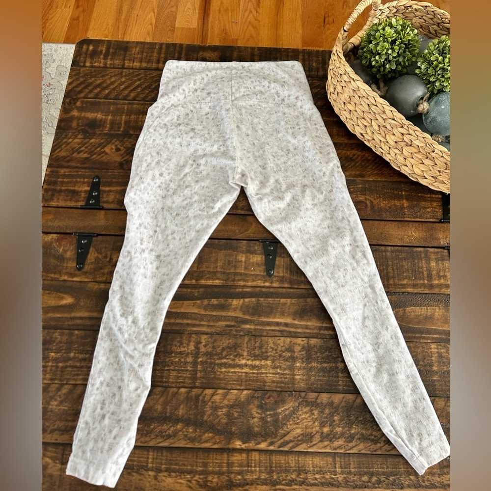 Lysse Skylar Cotton Crop Legging With Mesh Inset - Grey Sketch, S - Picture 3 of 7